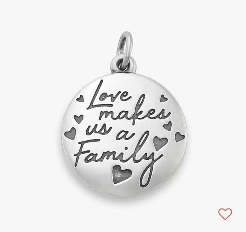 NWT James Avery Love Makes Us A Family Charm